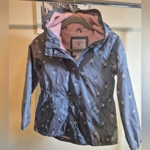 Carter's Gray Floral Kids Jacket